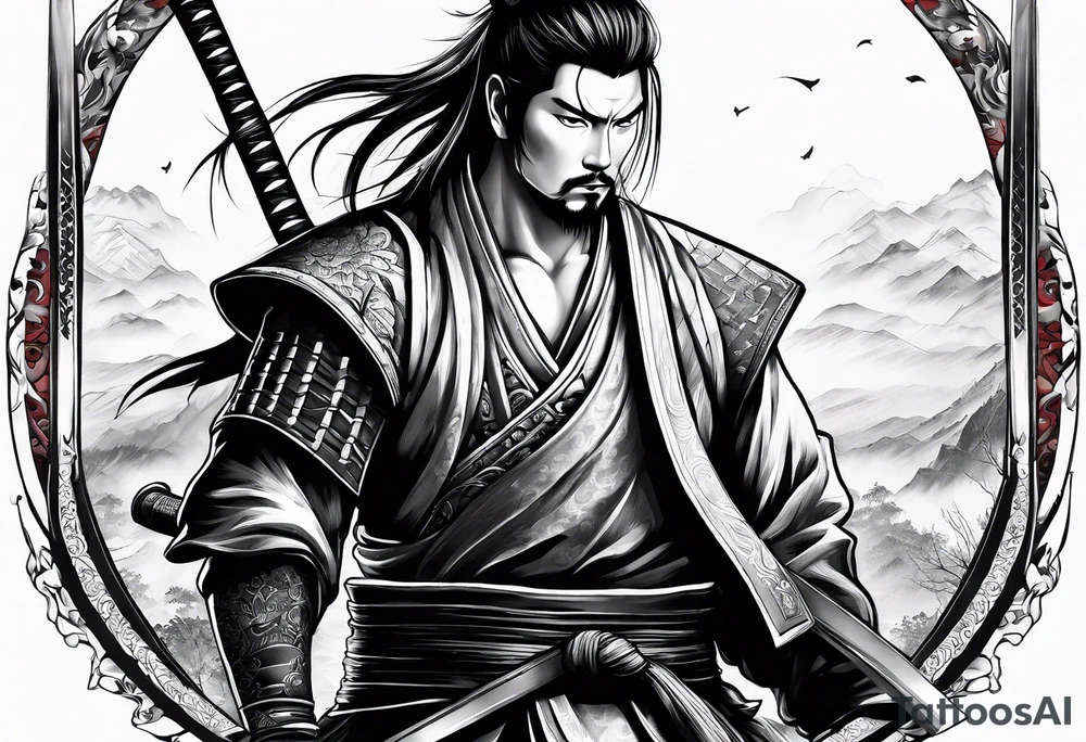 Samurai sword's tattoo idea