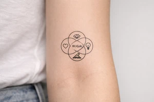 ikigai japanese purpose symbol tattoo tattoo idea