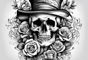 Memento mori sleeve tattoo design tattoo idea