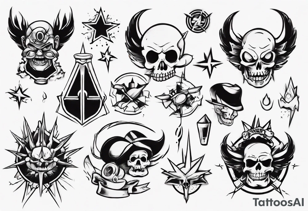cum shot tattoo idea