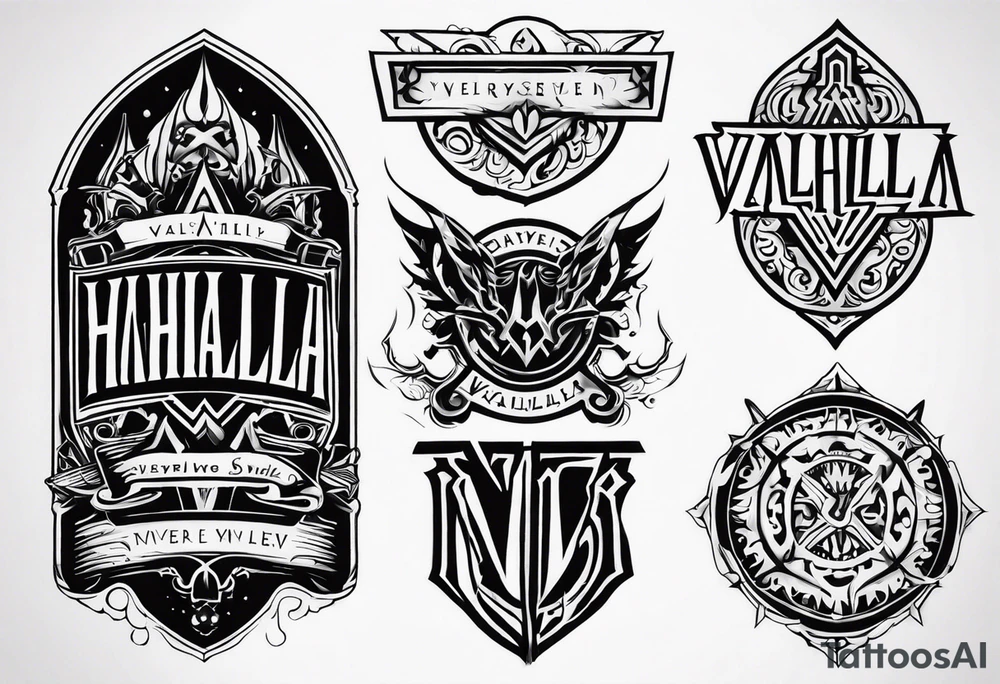 Valhalla tattoo idea