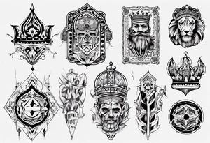 king royal morocco tattoo idea