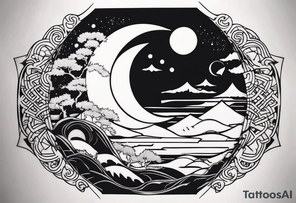 Naruto moon tattoo idea