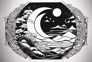 Naruto moon tattoo idea