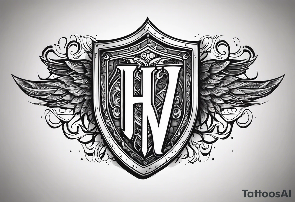 Valhalla shield tattoo idea
