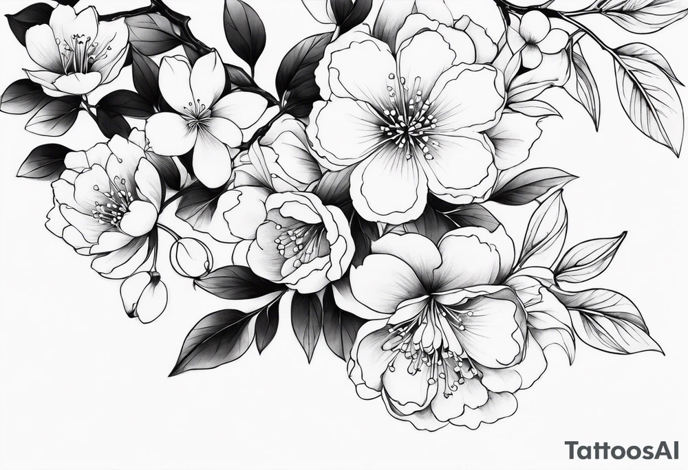 sakura tattoo idea