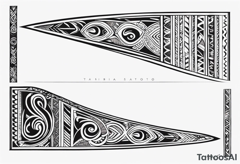maori tribal  spine tattoo tattoo idea