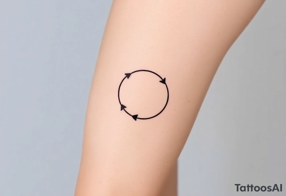 Rewind symbol is the circle include the play pause and stop inside the circle tattoo idea