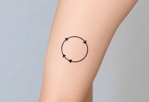 Rewind symbol is the circle include the play pause and stop inside the circle tattoo idea