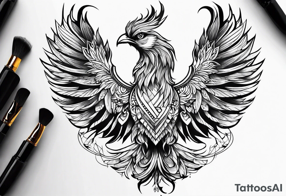 little pheonix tattoo idea