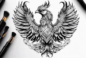 little pheonix tattoo idea