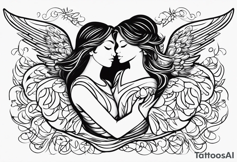 We are each of us angels with only one wing, and we can only fly by embracing one another. tattoo idea