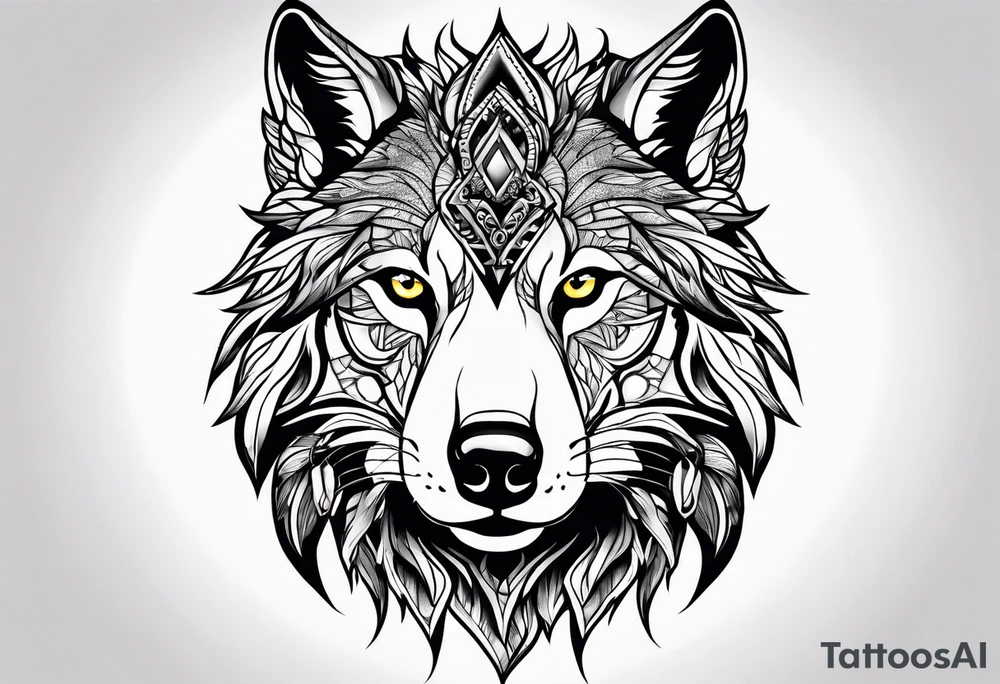 Wolfe tattoo idea