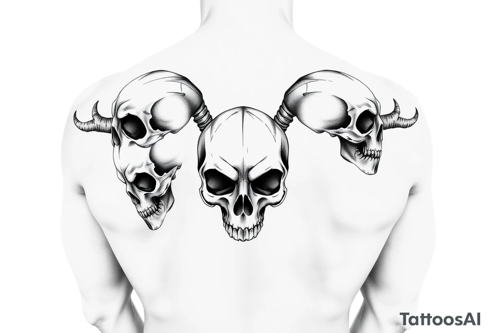 Turbin skulls tattoo idea