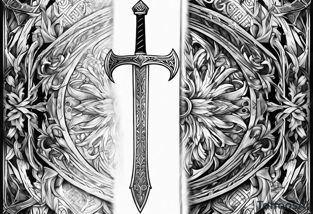 sword of arundil tattoo idea