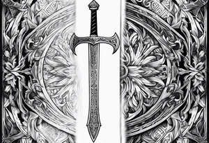 sword of arundil tattoo idea