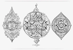 kirgistan tattoo ideas small nomadic tattoo idea