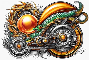 dragonball z tattoo idea