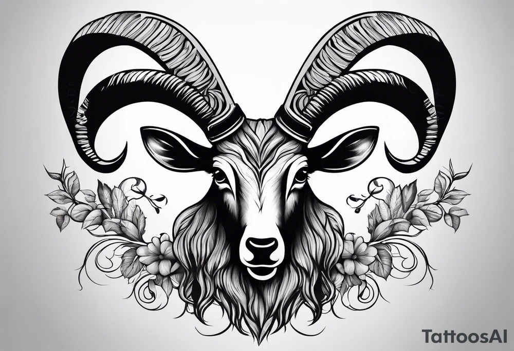 Leshy with mouflon tattoo idea