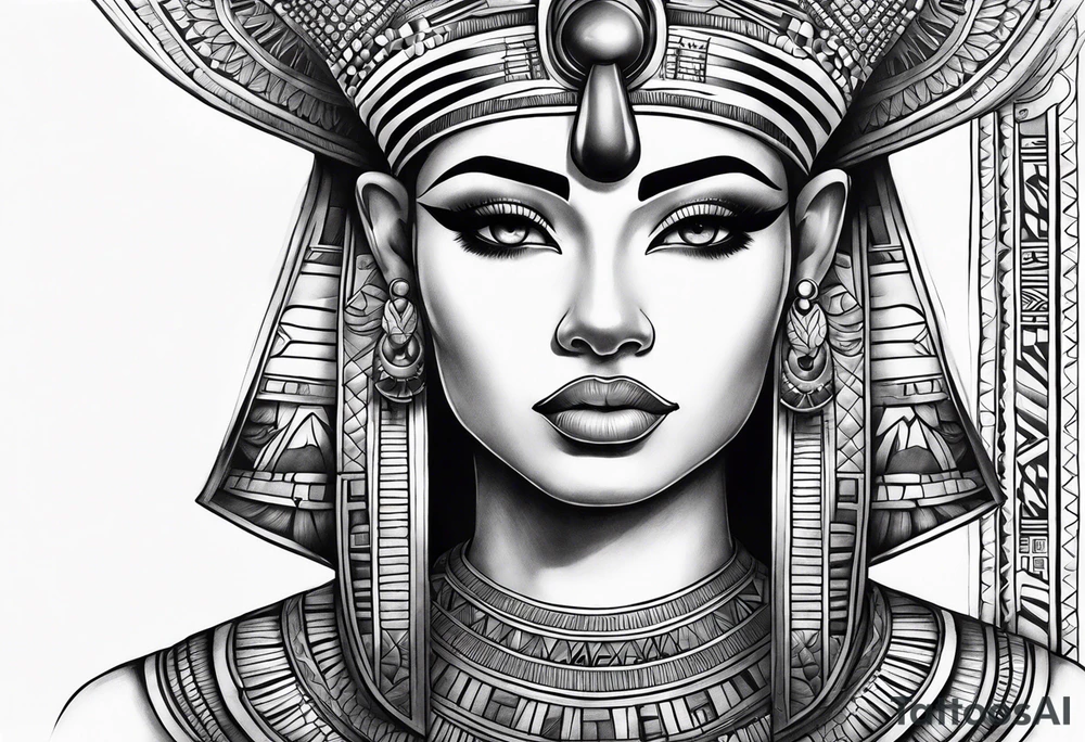 egyptian, arm sleeve tattoo idea
