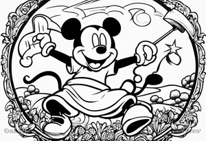Jesus Christ
Is jackhammering Mickey Mouse in the doo-doo hole
With a lawn dart as Garth Brooks gives birth to something
Resembling a cheddar cheese log with almonds on Santa Claus's tummy-tum tattoo idea