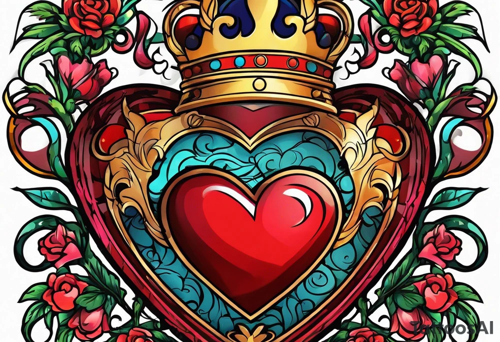 corazon tattoo idea