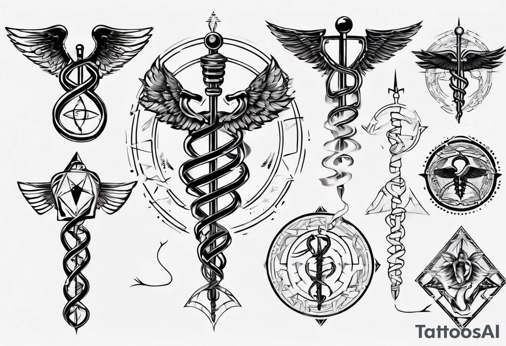 caduceus tattoo idea