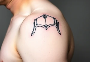 plate armor tattoo idea