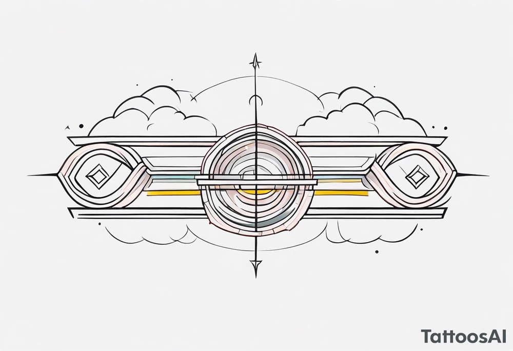 Horizontal Band tattoo idea