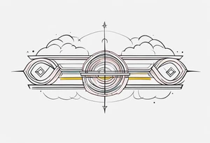 Horizontal Band tattoo idea