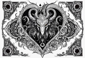 Long tattoo for arm. Lovecraftian creature, protecting a heart. tattoo idea