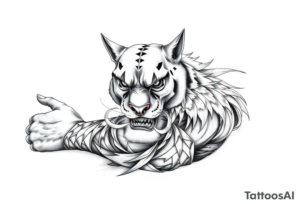 Kolu kaplayan bulutlar olsun ve aralarında şimşek yıldırım tattoo idea