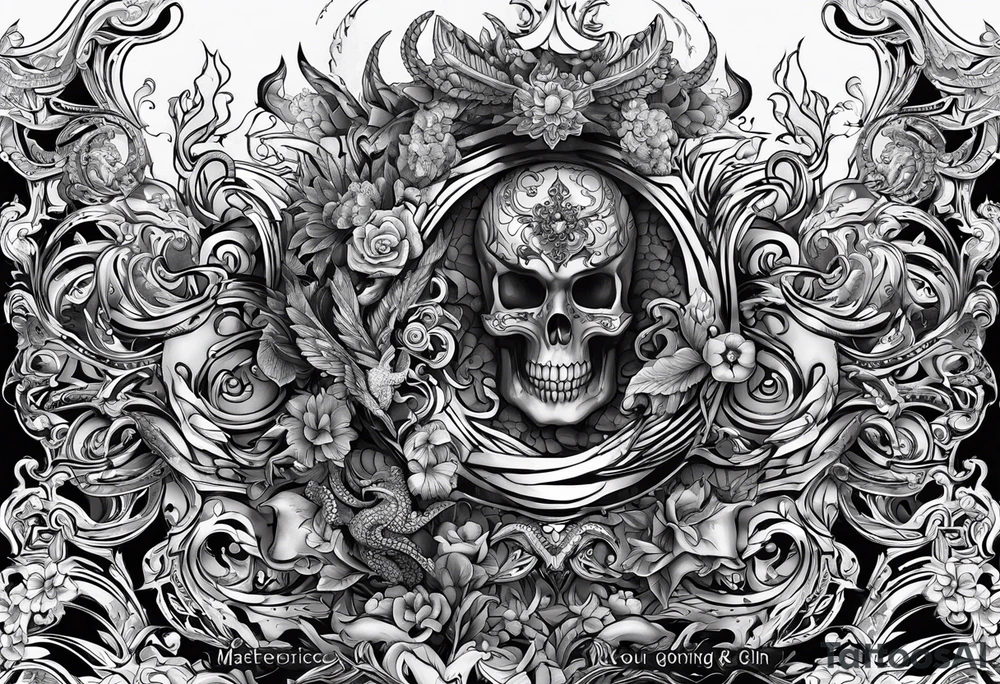 “If you’re going thru hell keep going” tattoo idea