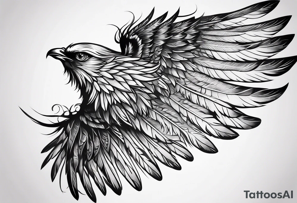 Wings tattoo idea