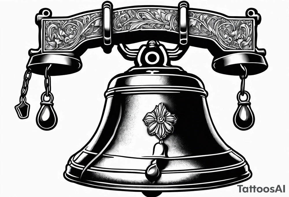 Liberty bell tattoo idea