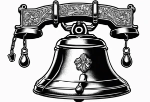 Liberty bell tattoo idea