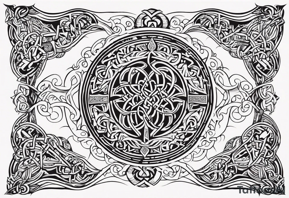 Viking prayer tattoo idea