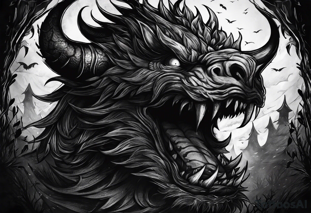 The monsters were never under my bed.
Because the monsters were inside my head.
I fear no monsters, for no monsters I see.
Because all this time the monster has been me. tattoo idea