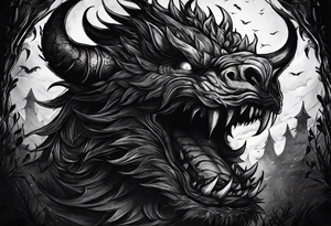 The monsters were never under my bed.
Because the monsters were inside my head.
I fear no monsters, for no monsters I see.
Because all this time the monster has been me. tattoo idea