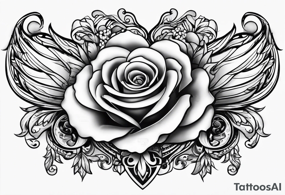 Key to her heart tattoo idea