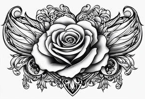 Key to her heart tattoo idea