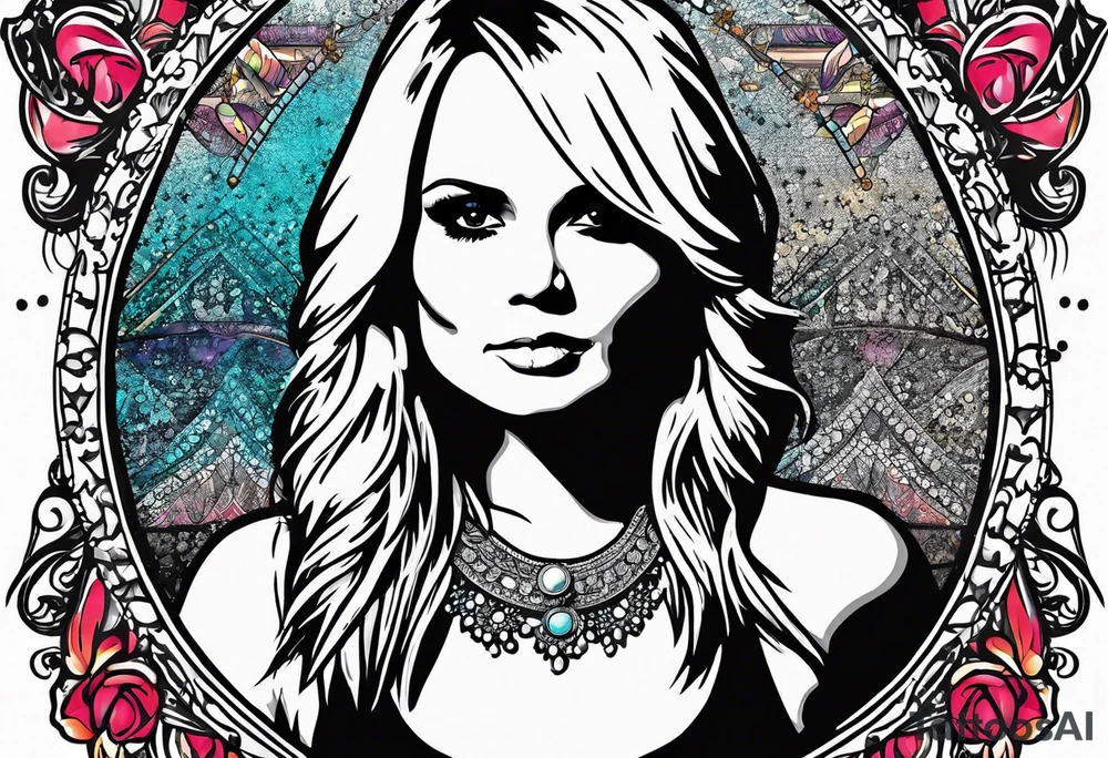 Miranda lambert with microphone tattoo idea