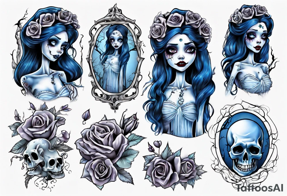 Emily corpse bride tattoo idea