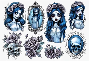 Emily corpse bride tattoo idea