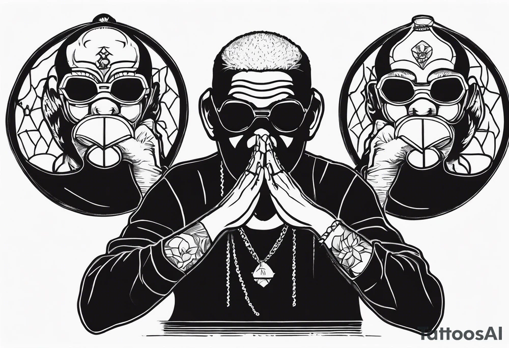 See no evil hear no evil speak no evil tattoo idea