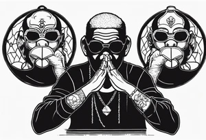 See no evil hear no evil speak no evil tattoo idea