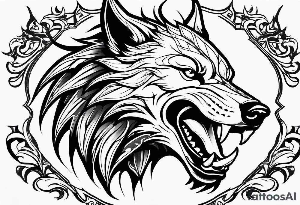 Fenrir tattoo idea