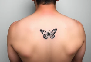 Chain link chain, butterfly, i ♥️ u alan knutson, you're my person tattoo idea