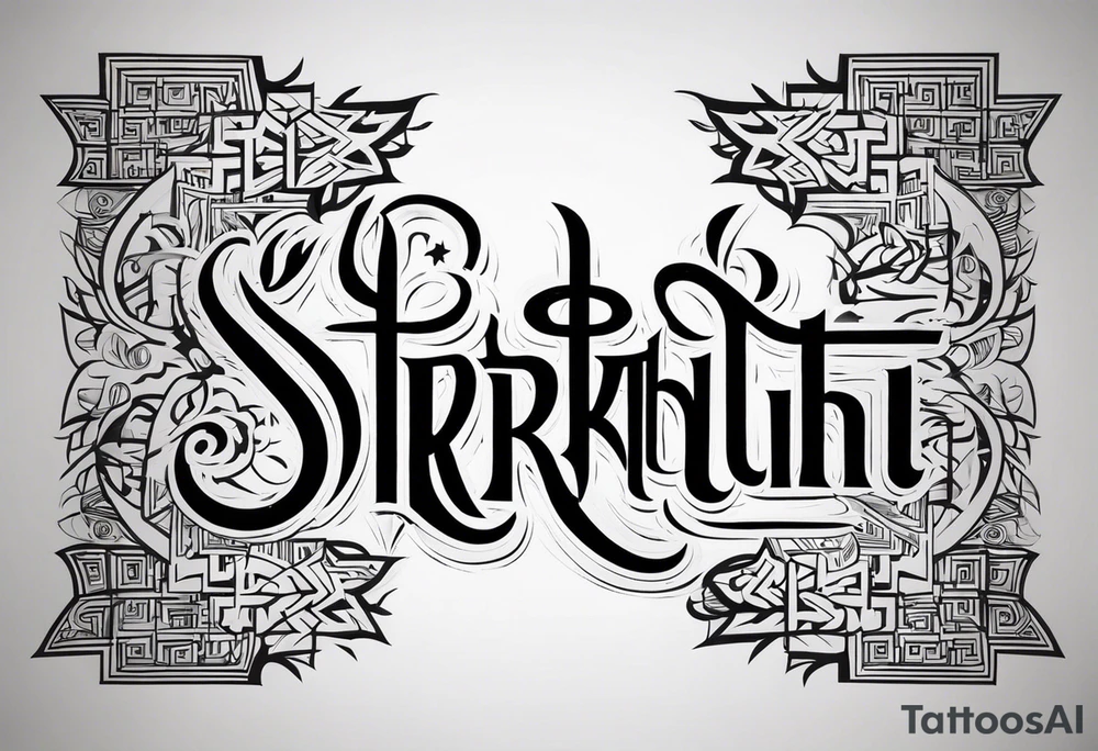 Srikanth name tattoo idea
