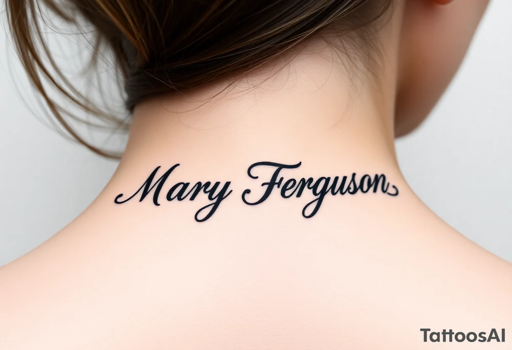 Mary Ferguson tattoo idea